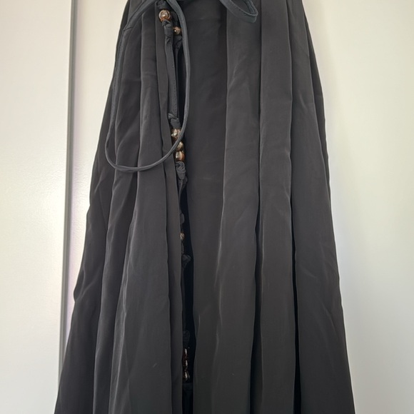 NWT Jcrew Black Flowy Dress with tie waist - Picture 6 of 6